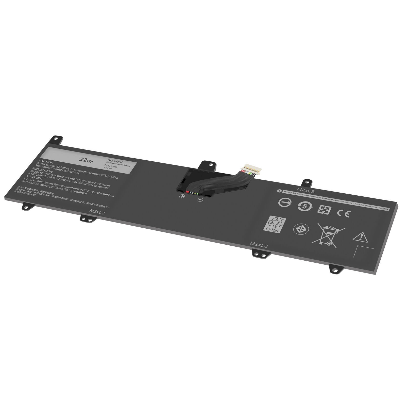 μπαταρία για 0JV6J 8NWF3 PGYK5 Dell Inspiron 11-3000 3162 3164 3168 P25T 7.6V συμβιβάσιμος