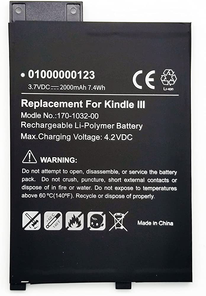 μπαταρία για GP-S10-346392-0100,170-1032-00,170-1032-01,S11GTSF01A for Kindle 3 e-Book συμβιβάσιμος