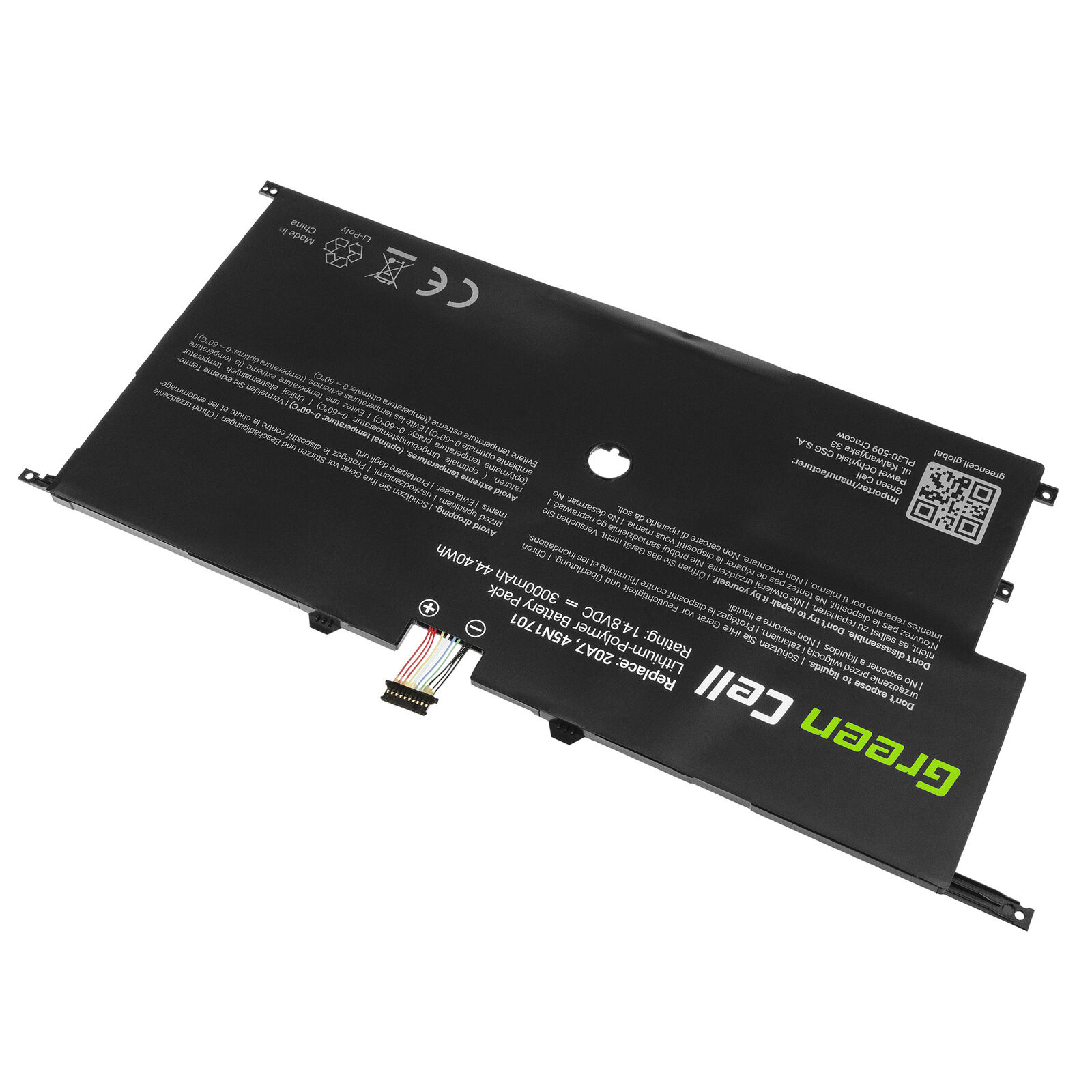 μπαταρία για Lenovo ThinkPad X1 Carbon 14 Gen 2 20A7 20A8 45N1702 45N1703 συμβιβάσιμος