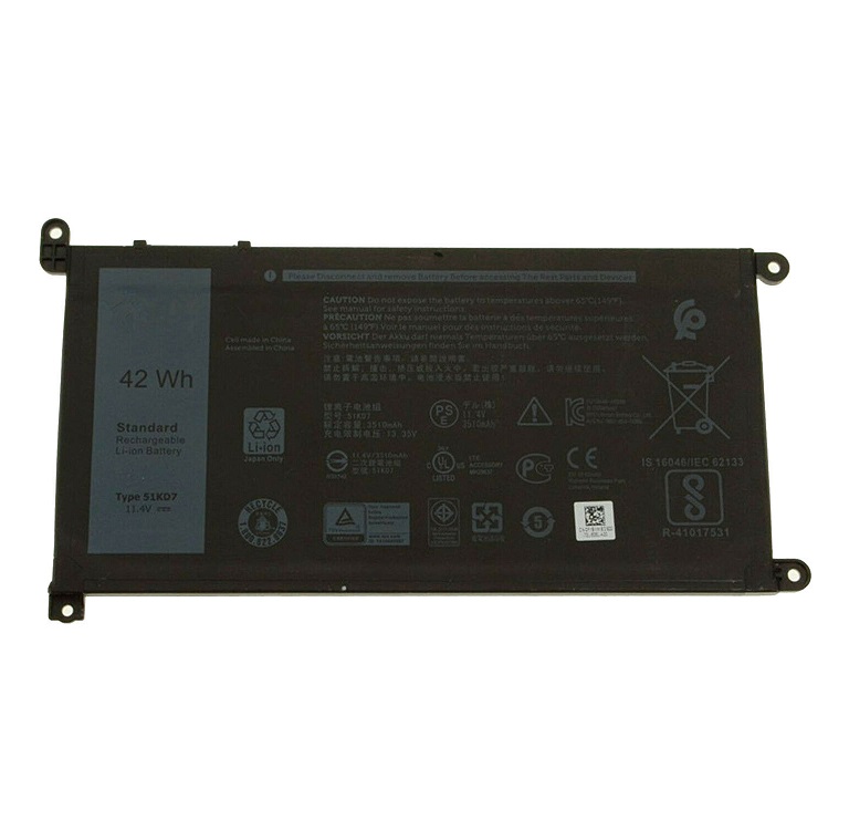 μπαταρία για 51KD7 Dell 11 3180 3189 5190 P28T001 P28T002 3181 P26T001 2-in-1 συμβιβάσιμος - Πατήστε στην εικόνα για να κλείσει