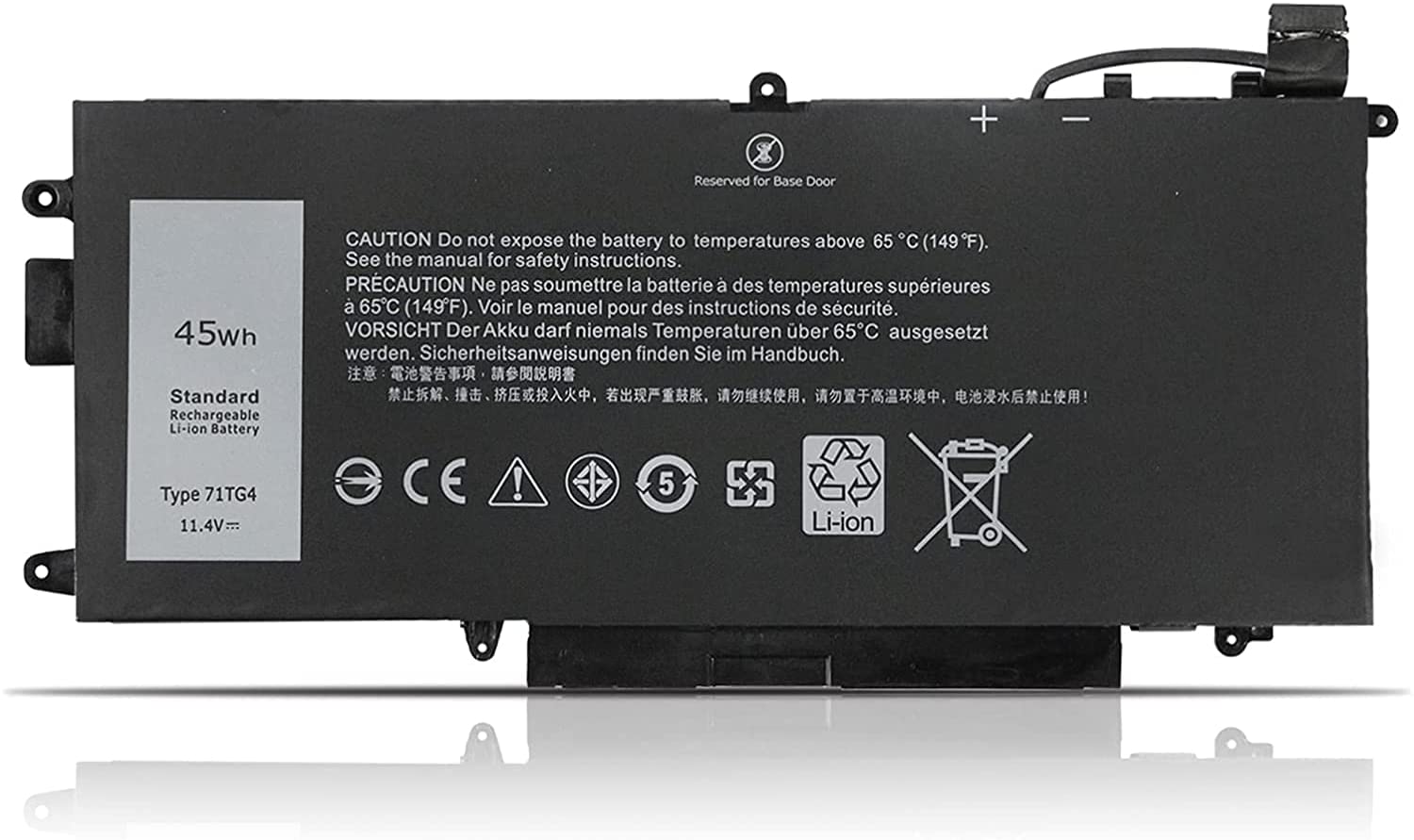 μπαταρία για 71TG4 Dell Latitude 12 5000 5289 13 7000 7389 7390 P29S001 P29S002 2-in-1 Business συμβιβάσιμος - Πατήστε στην εικόνα για να κλείσει