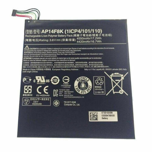 μπαταρία για AP14F8K 1ICP4/101/110 Acer Iconia Tab A1-850 B1-810 B1-820 W1-810 συμβιβάσιμος