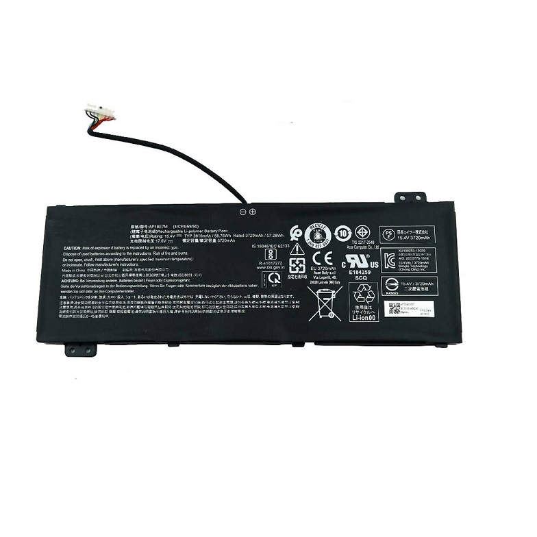 μπαταρία για AP18E7M AP18E8M 4ICP4/69/90 Acer Nitro 7 AN715-51,Aspire 7 A715-74G συμβιβάσιμος - Πατήστε στην εικόνα για να κλείσει