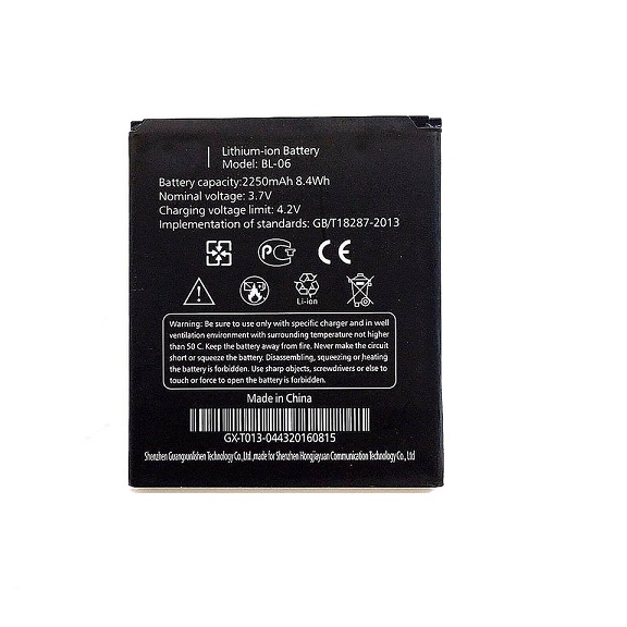 μπαταρία για BL-06 THL T6 / THL T6S / T6S Pro / T6C / T6 Pro,2250mAh συμβιβάσιμος