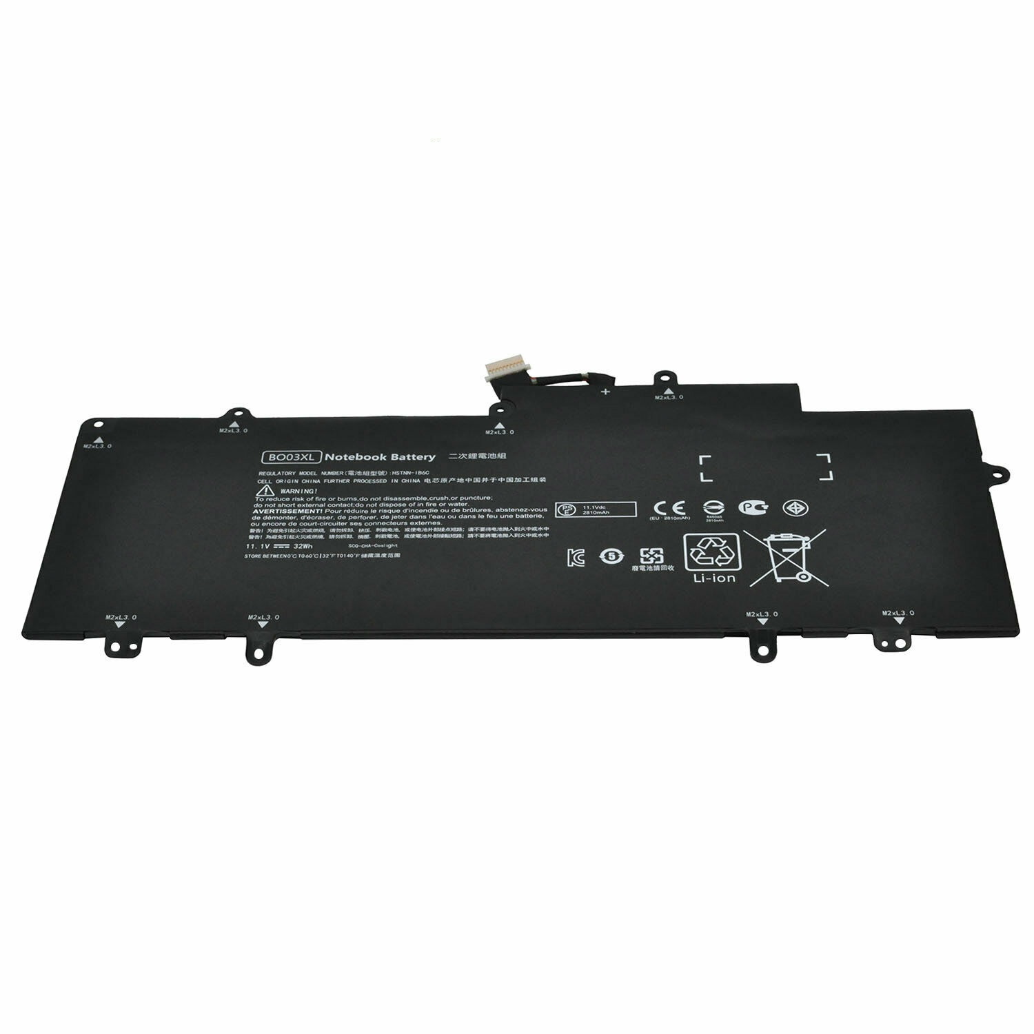 μπαταρία για BO03XL HP Chromebook 14-X007TU 14-X008TU 14-Q070NR 14-Q001TU συμβιβάσιμος - Πατήστε στην εικόνα για να κλείσει