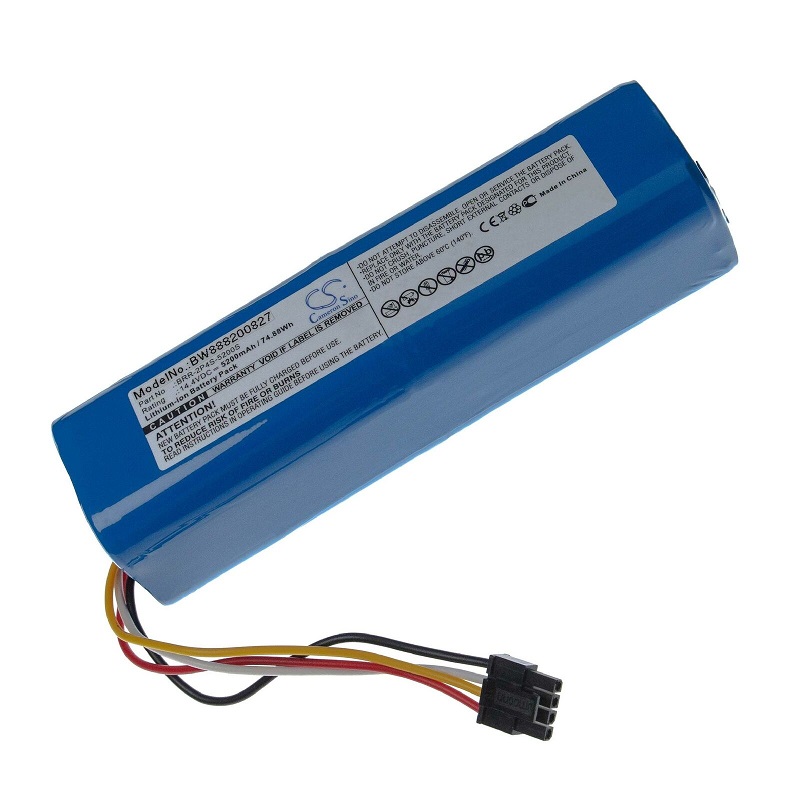 μπαταρία για 5200mAh Xiaomi Roborock T65 Blue BRR-2P4S-5200S 14.4V Li-ion συμβιβάσιμος - Πατήστε στην εικόνα για να κλείσει