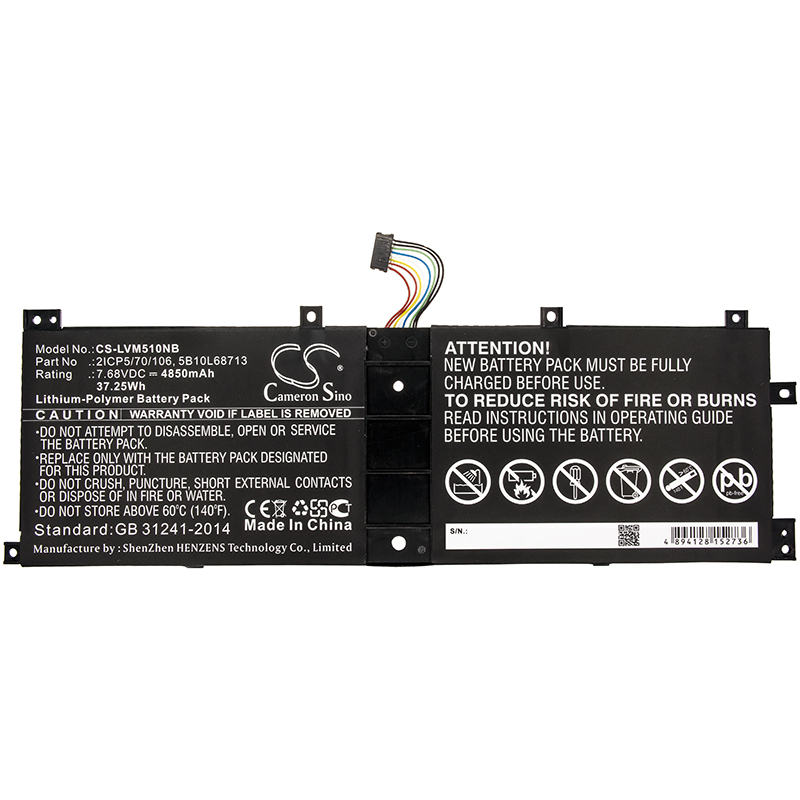 μπαταρία για Lenovo Ideapad Miix 520 520-12IKB Miix 5 pro 2ICP5/70/10 BSNO4170A5-AT συμβιβάσιμος - Πατήστε στην εικόνα για να κλείσει