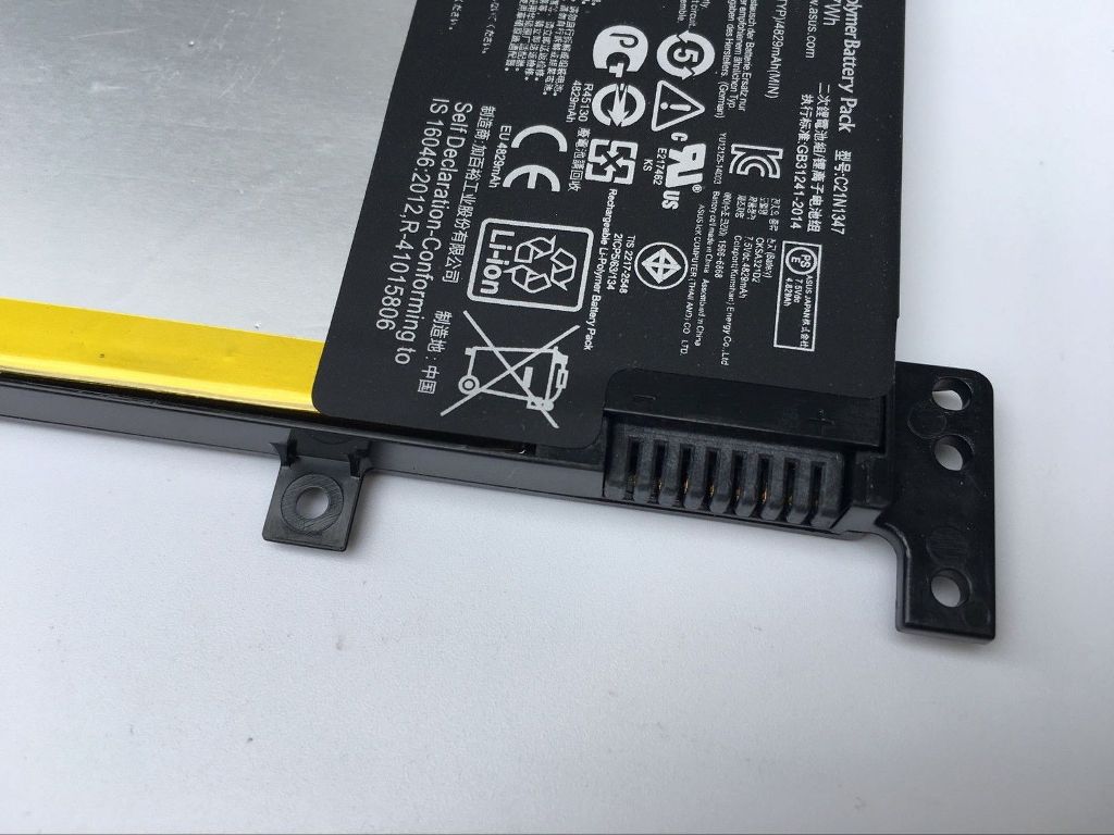 μπαταρία για Asus X556UA-DM326T X556UA-DM898T X556UA-XO607T συμβιβάσιμος - Πατήστε στην εικόνα για να κλείσει