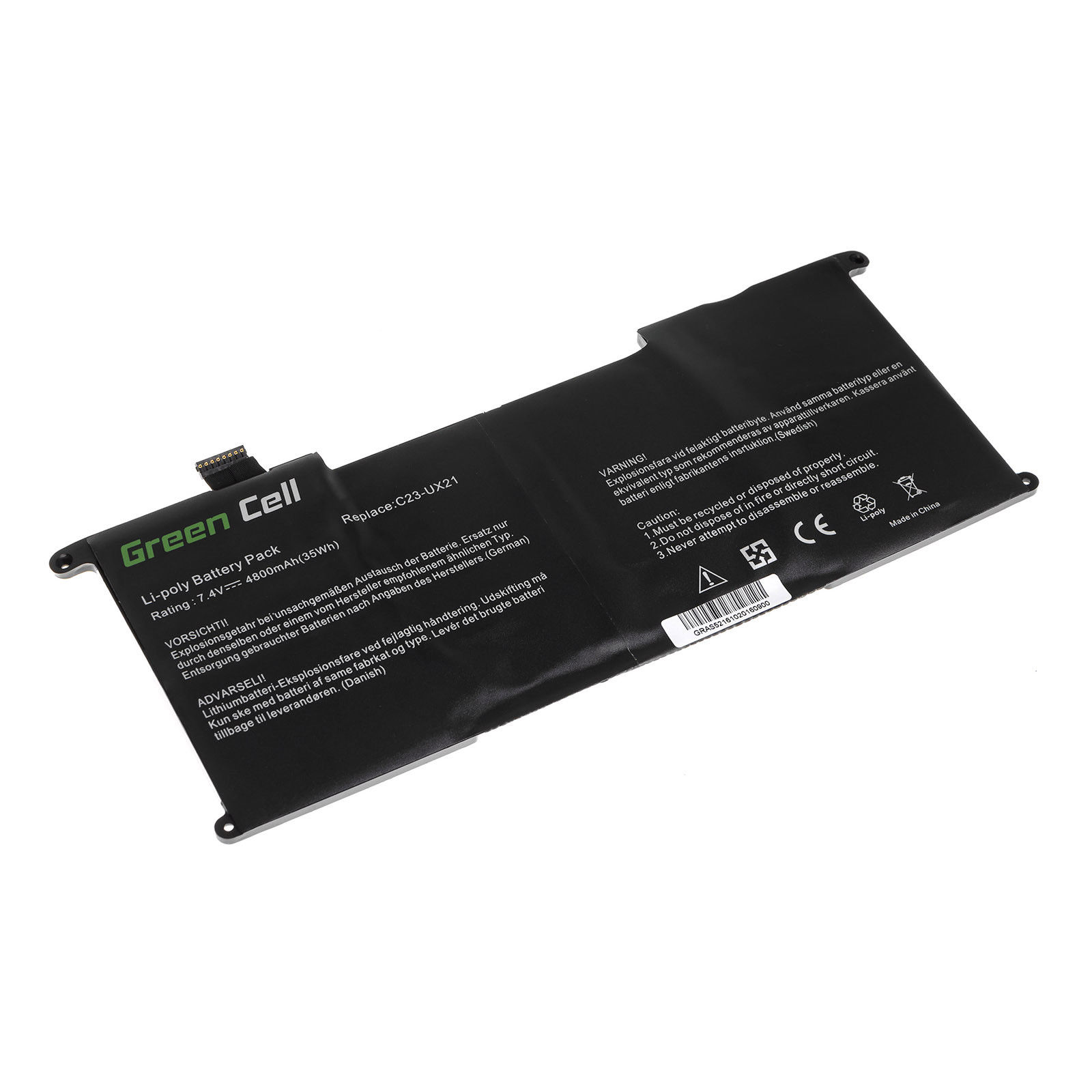 μπαταρία για Asus ZenBook UX21A-1AK3 UX21A-K1004H UX21A-K1009H συμβιβάσιμος