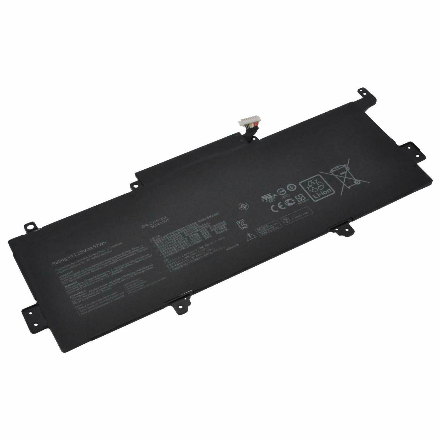 μπαταρία για C31N1602 ASUS ZenBook UX330UA-1A UX330UA-1B UX330UA-1C συμβιβάσιμος