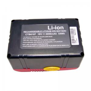 Snap on CTB4187 CTB4185 CTB6187 LI-ION 18V 3.0Ah σύμφωνος μπαταρία