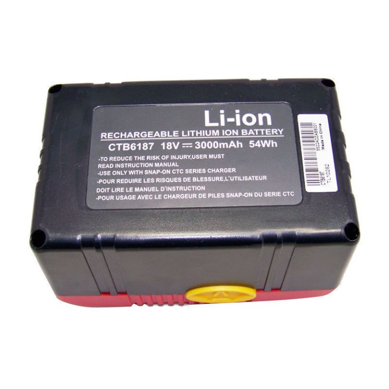 Snap on CTB6187 CTB6185 CTB4187 CTB4185 Lithium-Ion 18V 3.0Ah σύμφωνος μπαταρία