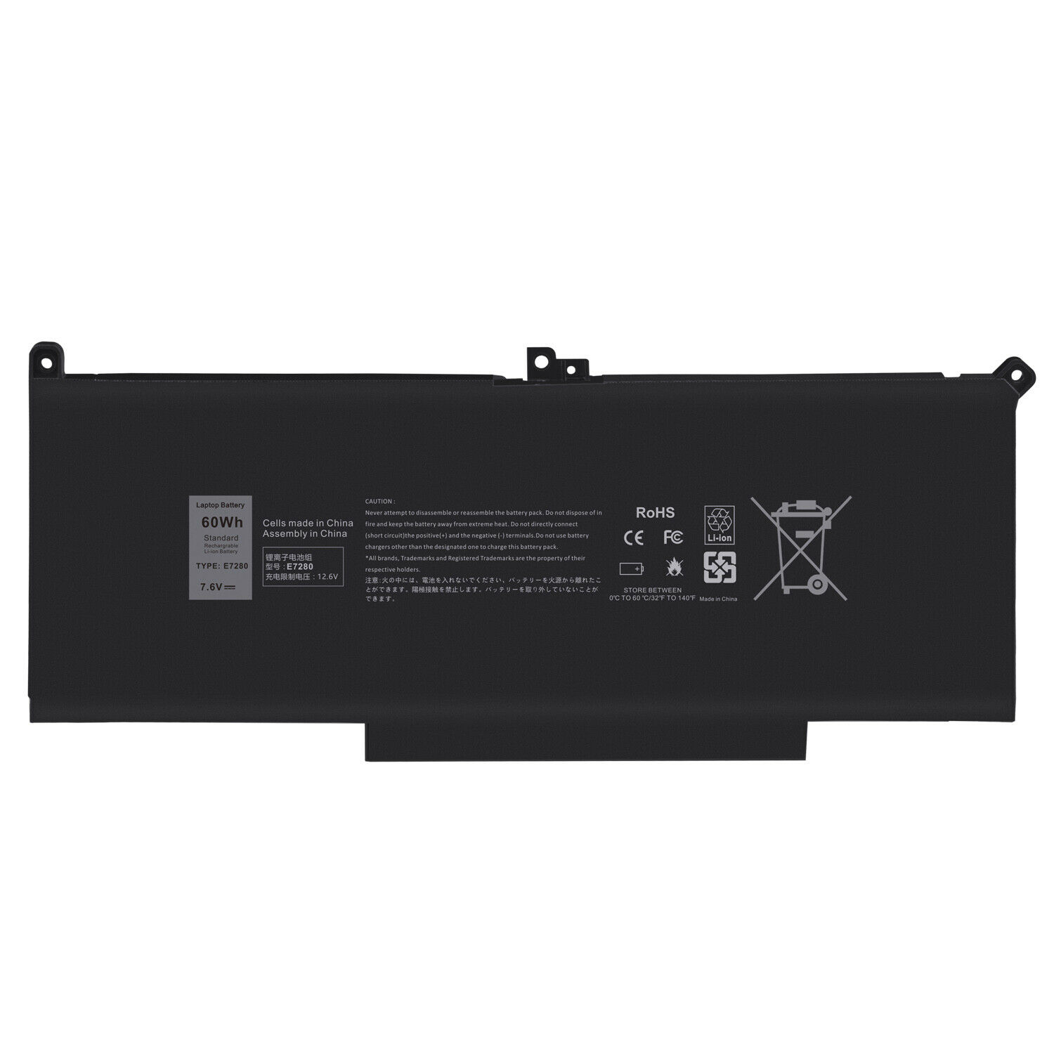 μπαταρία για F3YGT Dell Latitude12 13 14 DM3WC 0DM3WC 2X39G 7280 7290 7380 συμβιβάσιμος