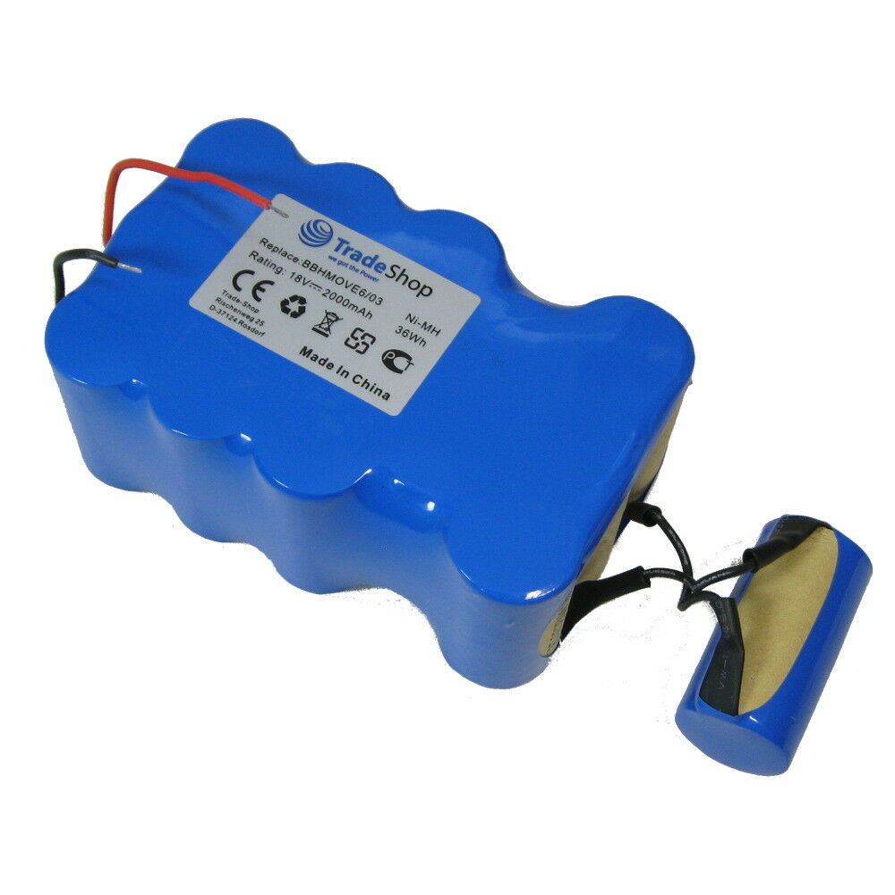 μπαταρία για 18V 2000mAh Bosch Akkustaubsauger FD 9403 18V/100W + 10W συμβιβάσιμος - Πατήστε στην εικόνα για να κλείσει