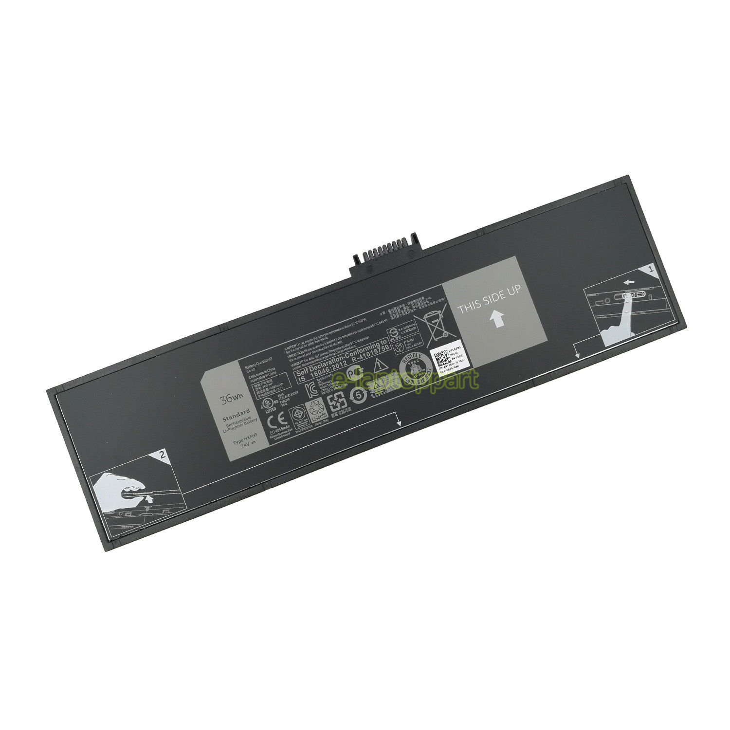 μπαταρία για 36Wh HXFHF Dell Venue 11 Pro 7130 7139 VJF0X VT26R XNY66 451-BBGR συμβιβάσιμος