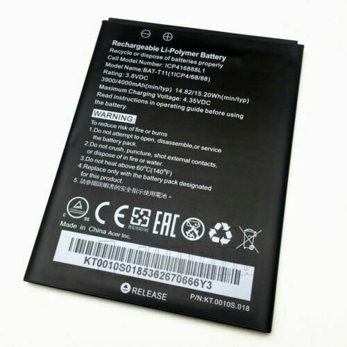 μπαταρία για ICP416888L1 Acer Liquid Z630 T03 T04 Z630S BAT-T11 (1ICP4/68/88) συμβιβάσιμος