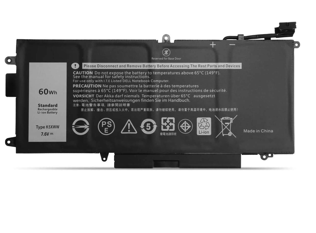 μπαταρία για 7.6V 60Wh K5XWW Dell Latitude 5289 7389 7390 E5289 P29S001 P29S002 2-in-1 συμβιβάσιμος