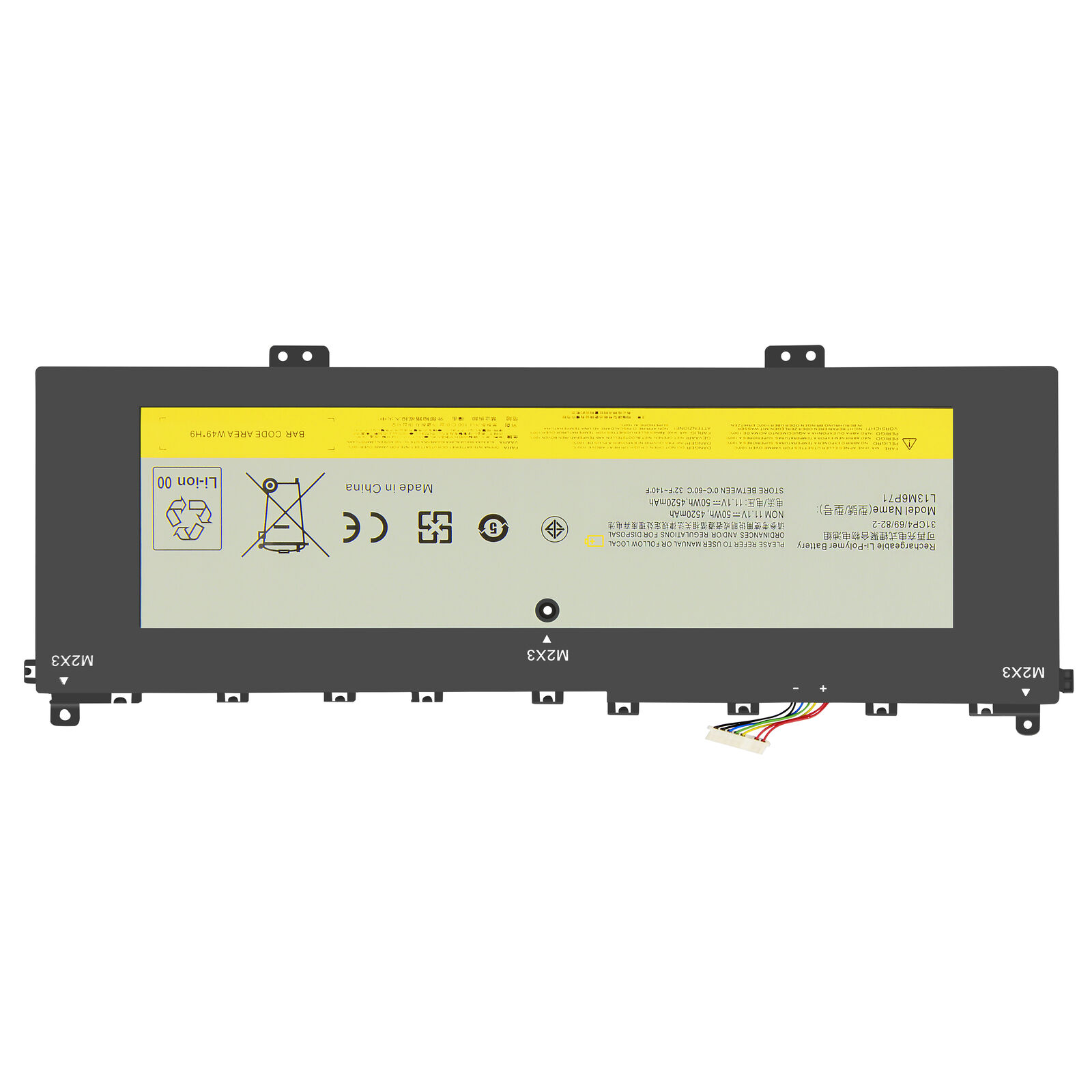 μπαταρία για 11.1V L13M6P71 121500229 L13S6P71 121500234 Lenovo IdeaPad Yoga 2 13 συμβιβάσιμος