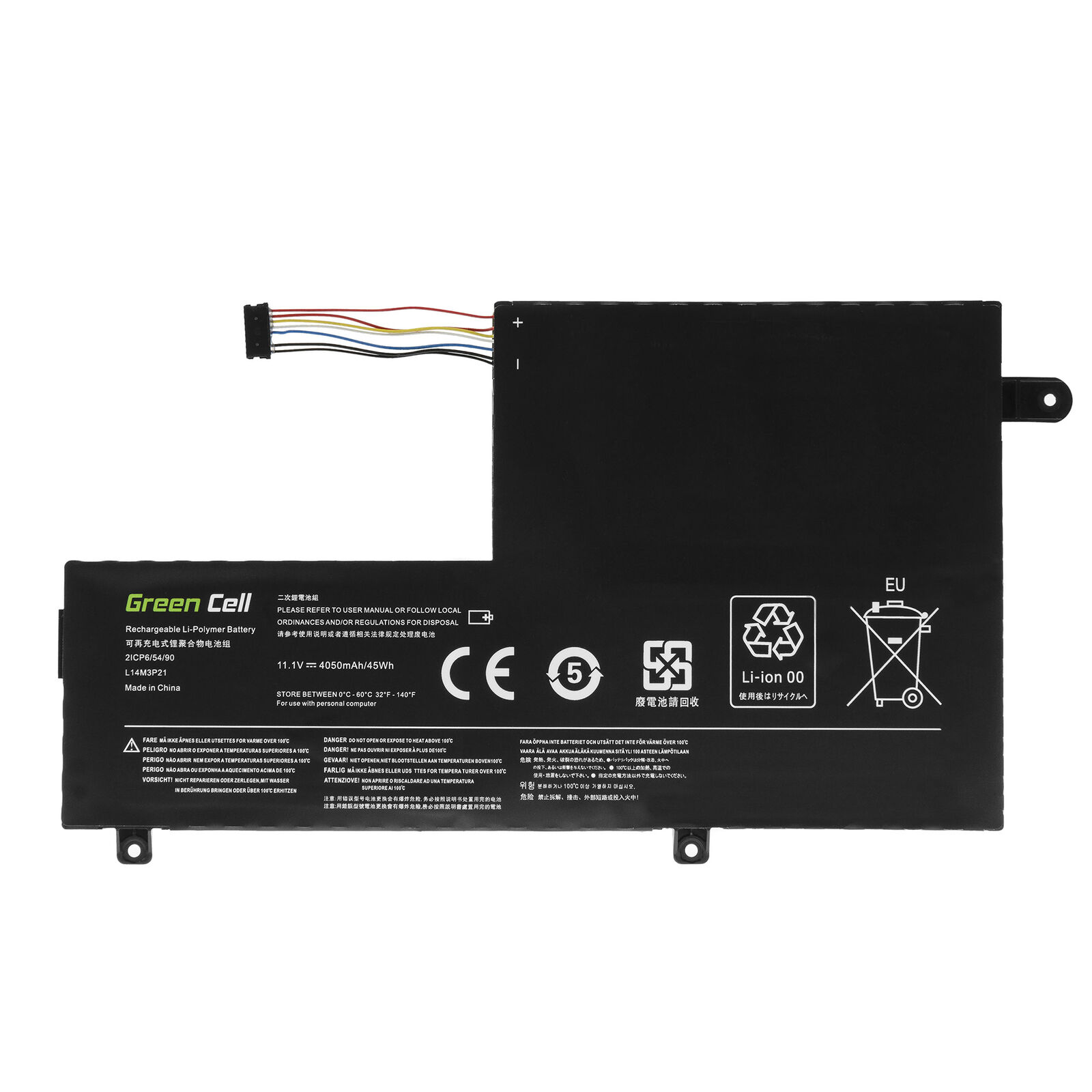 μπαταρία για L14M3P21 Lenovo Yoga 500-15ISK 80R6 4050mAh συμβιβάσιμος