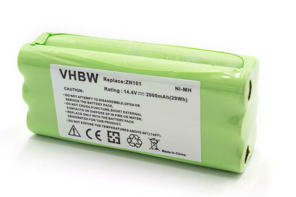 μπαταρία για Ecovacs Dibea K6, K6L, L6, ZN101 2000mAh 14.4V NiMH συμβιβάσιμος - Πατήστε στην εικόνα για να κλείσει