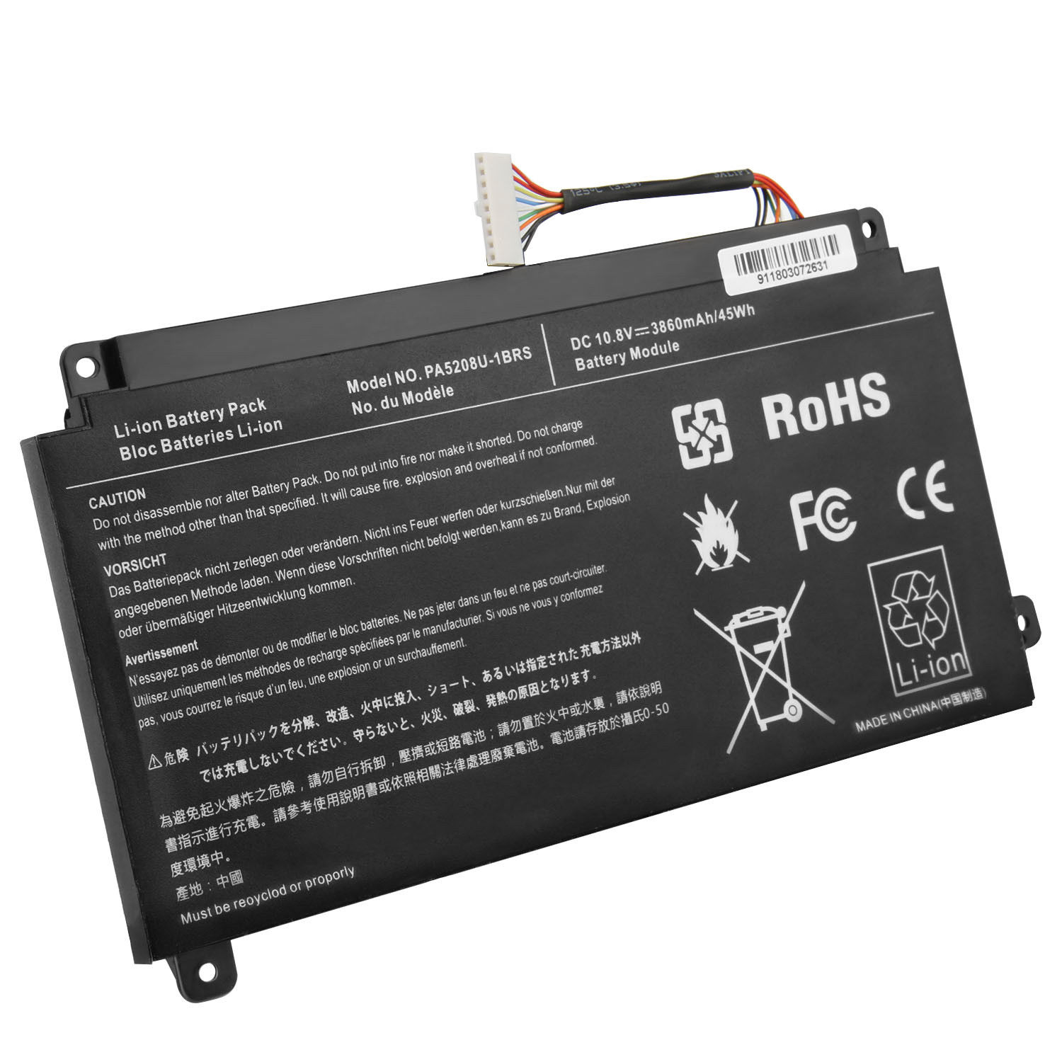 μπαταρία για Toshiba Satellite Radius 14 L40DW L40DW-C L40W L40W-C συμβιβάσιμος