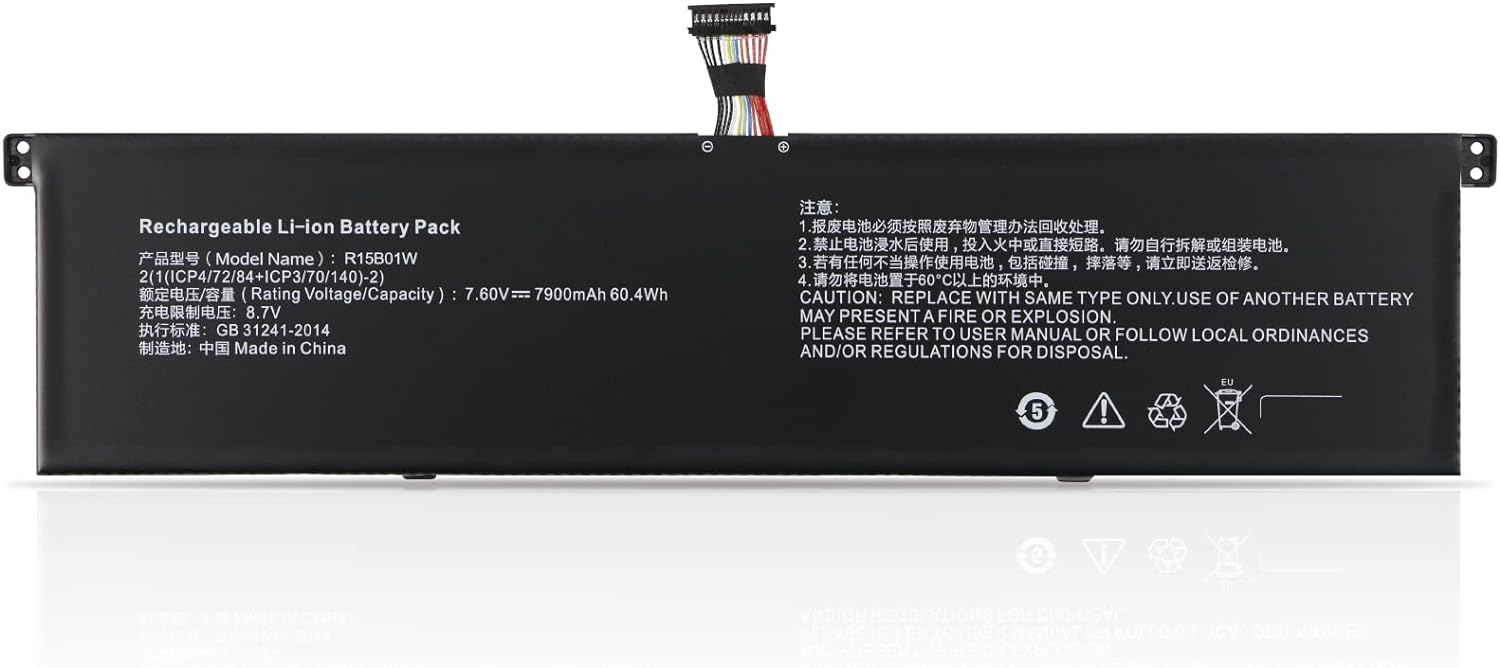 μπαταρία για R15B01W Xiaomi Mi Notebook Pro 15.6-inch GTX Timi TM1701 MX150 MX250 MX350 i3-8130U i5-8250U i5-10210U i7-8550U i7-10510U συμβιβάσιμος