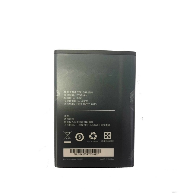 μπαταρία για TBL-55A2550 TP-Link M7350 Ver 1.0-4.0,TL-TR961,M7350 3.8V 2550mah συμβιβάσιμος