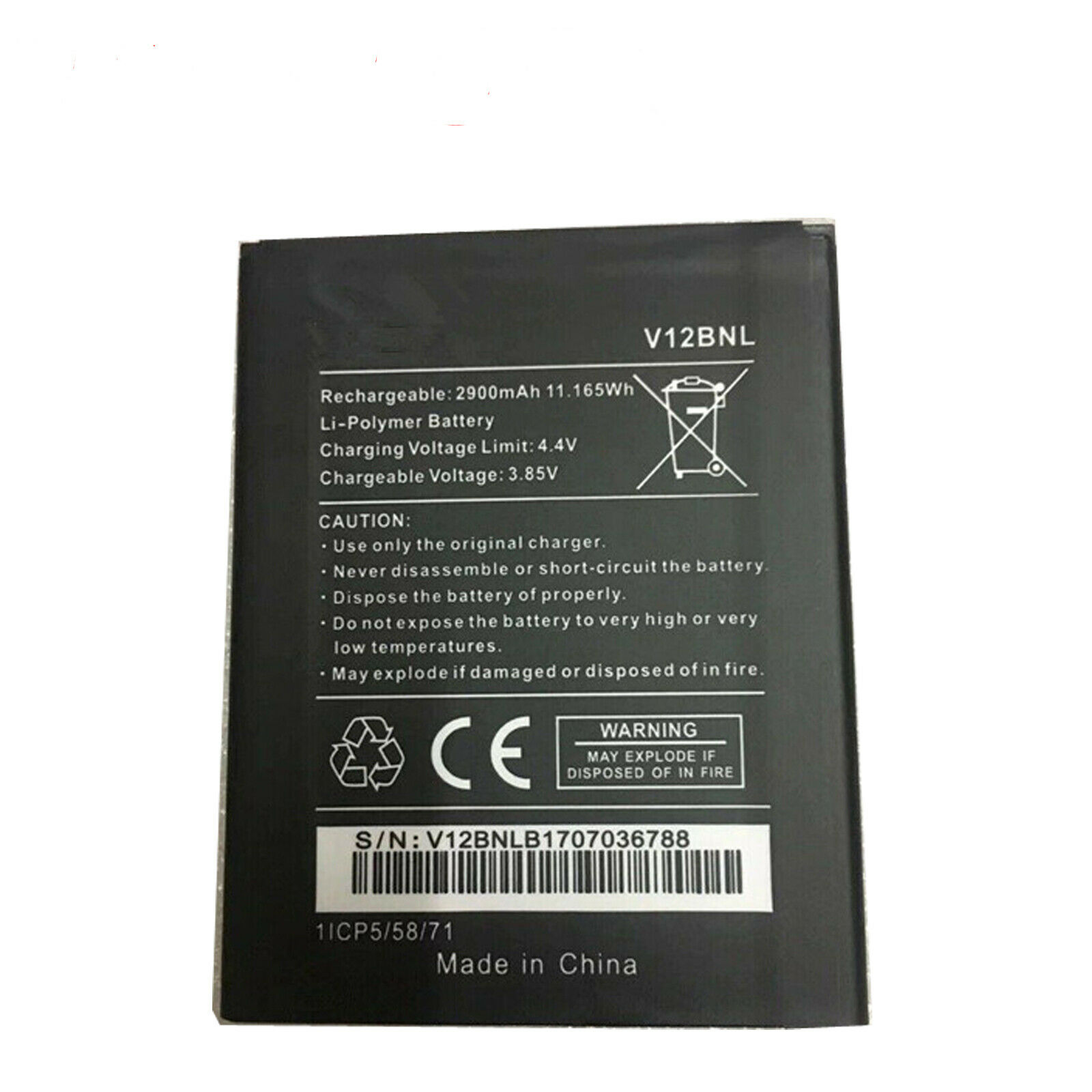 μπαταρία για v12bnl Harry 2 Tommy 3 Plus View 2900mah συμβιβάσιμος - Πατήστε στην εικόνα για να κλείσει