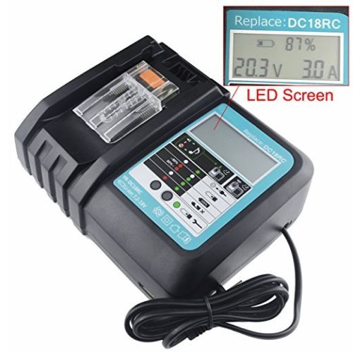 Φορτιστής Li-ion 18V for Makita BL1830 Makita DC18RC σύμφωνος